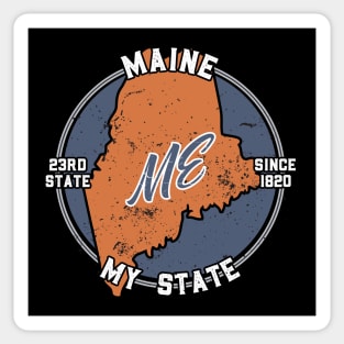 Maine My State Patriot State Tourist Gift Sticker